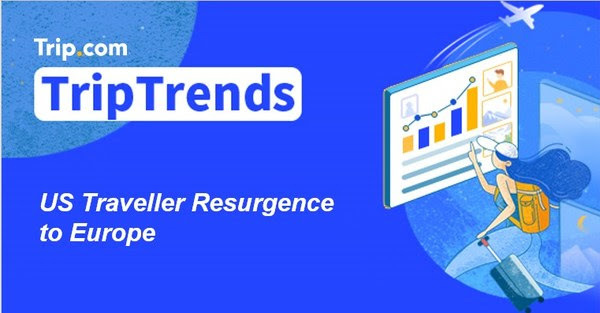 US travellers to Europe have increased by nearly 250%