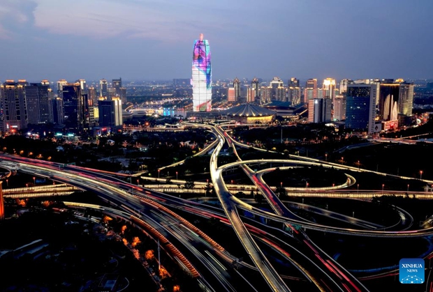 View of Zhengzhou, host city of SCO Media and Think Tank Summit