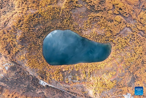 Stunning autumn scenery of Inner Mongolia, N China