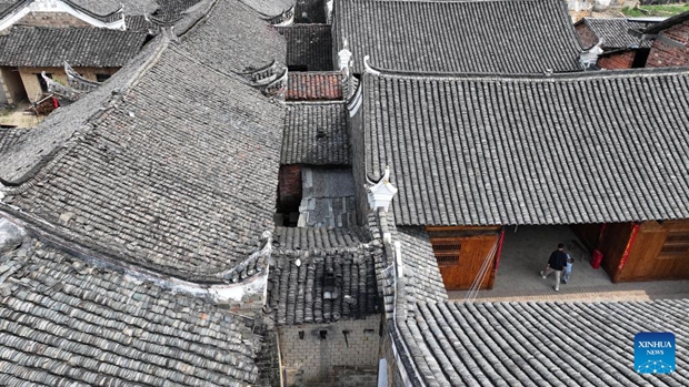 View of traditional ancient dwellings in China
